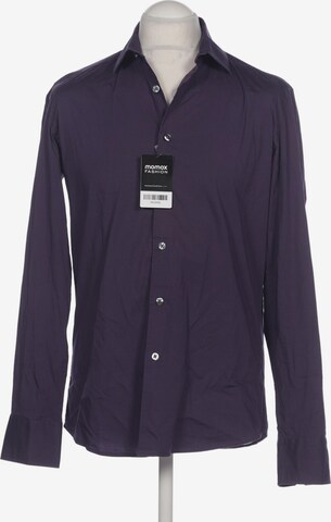 Charles Vögele Button Up Shirt in L in Purple: front