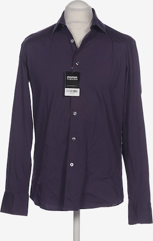 Charles Vögele Button Up Shirt in L in Purple: front