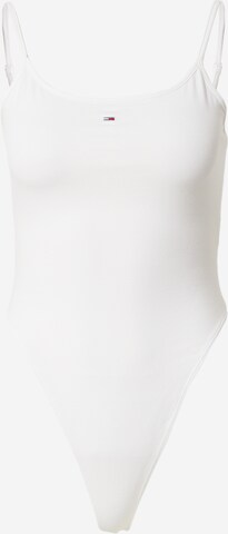 Tommy Jeans Shirt Bodysuit in White: front