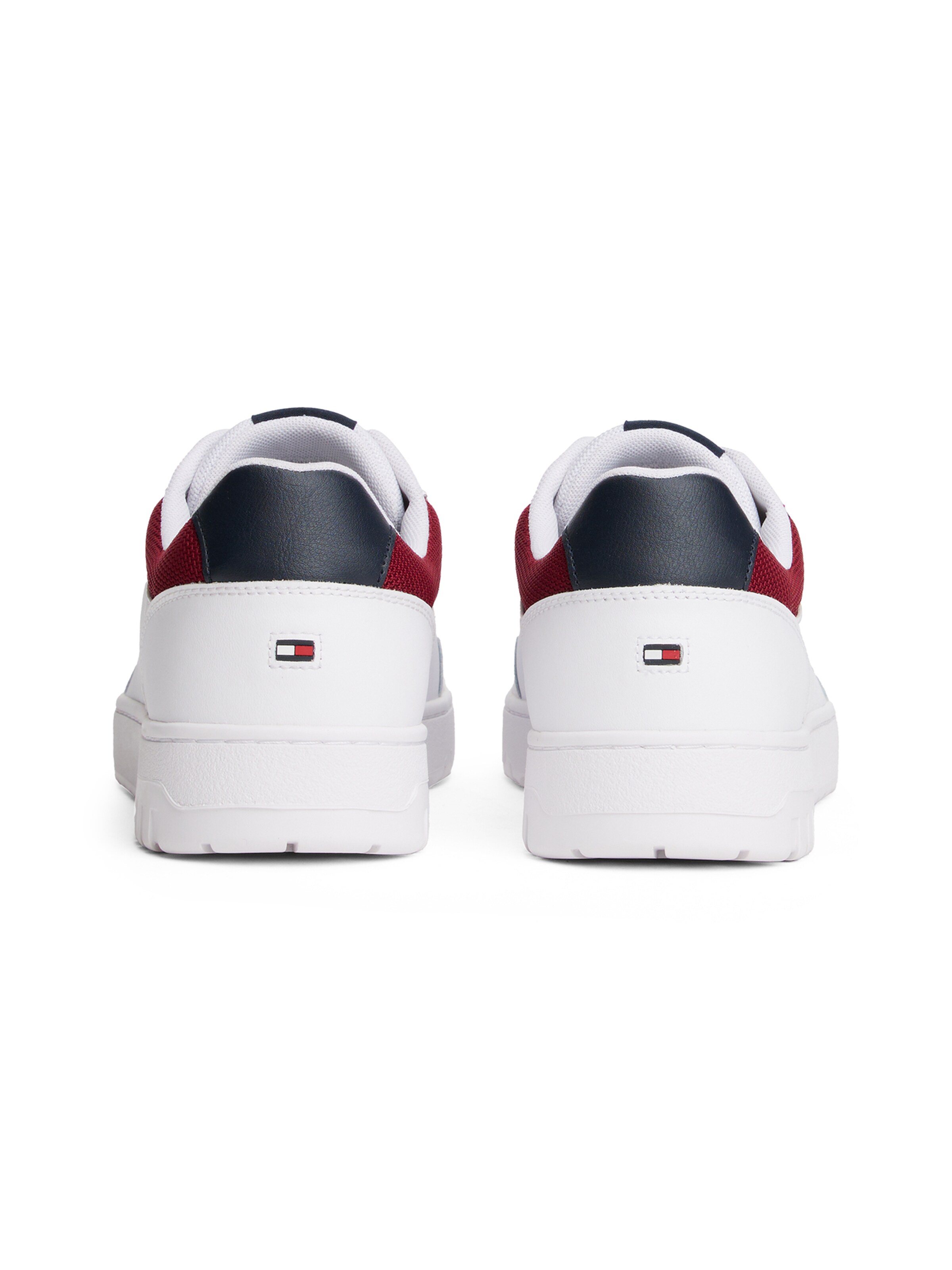 Baskets basses 'Basket Core' TOMMY HILFIGER en blanc