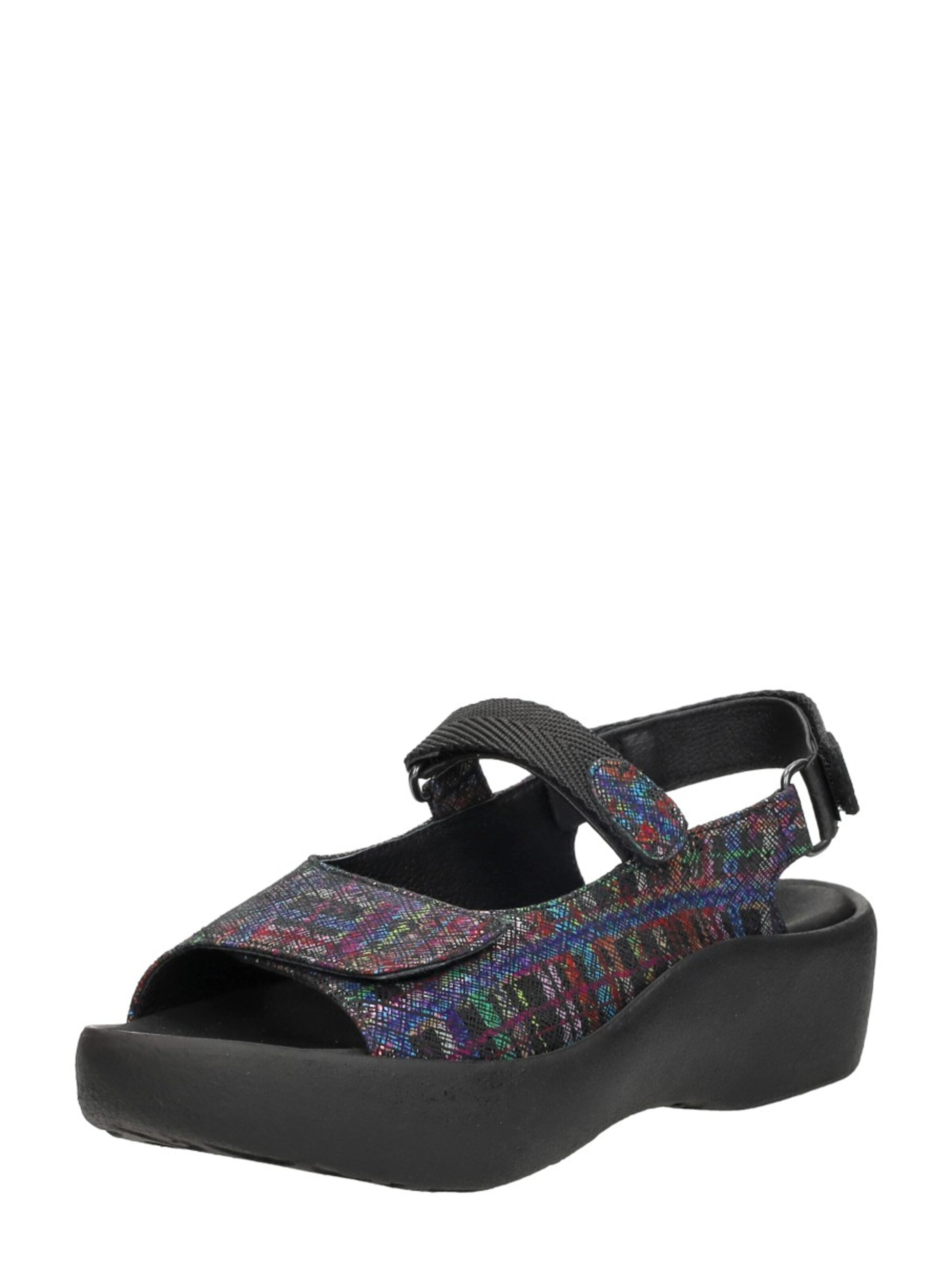 Wolky Sandal 'Jewel Giza' in Black: front