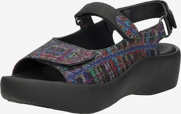 Wolky Sandale 'Jewel Giza' in Schwarz: Vorderseite