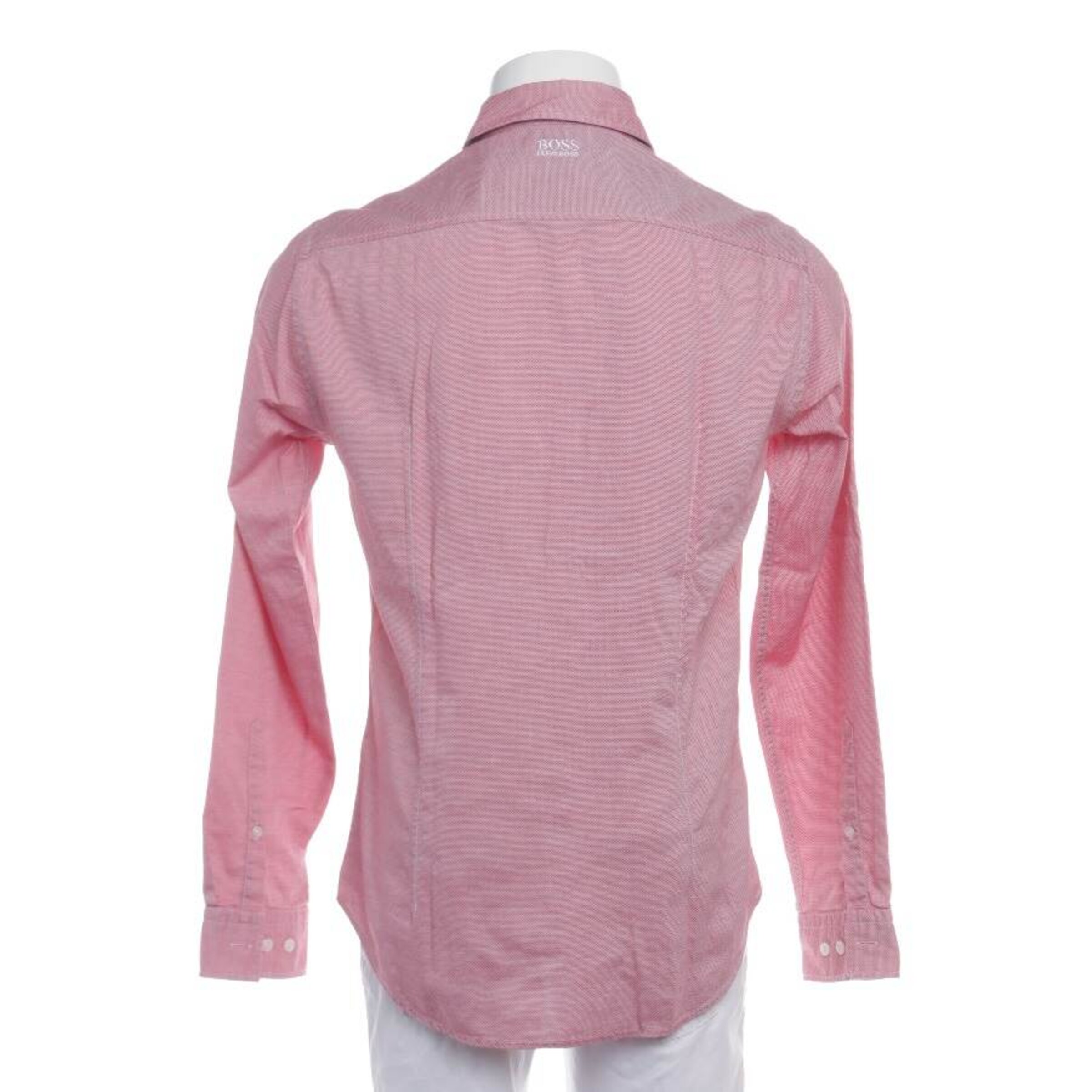 BOSS Button Up Shirt in S in Red