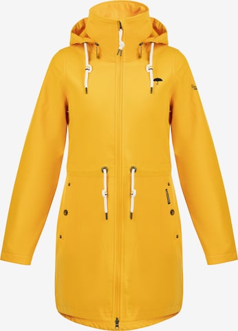 Manteau fonctionnel 'Ashdown' Schmuddelwedda en jaune : devant