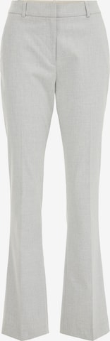 WE Fashion Flared Trousers with creases in Grey: front