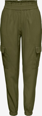 Pantalon cargo 'Aris' ONLY en vert : devant