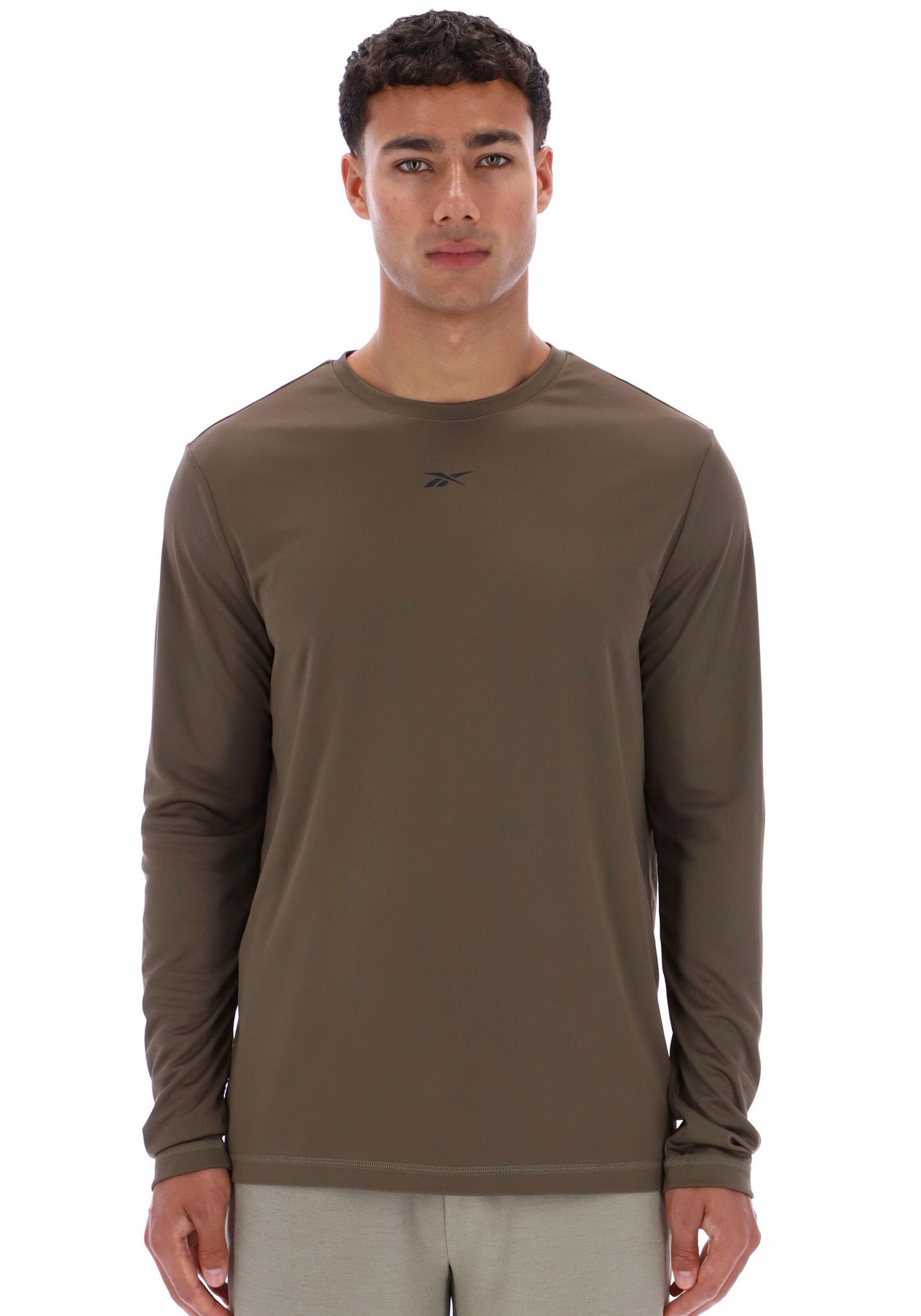 Reebok Performance Shirt in Green: front