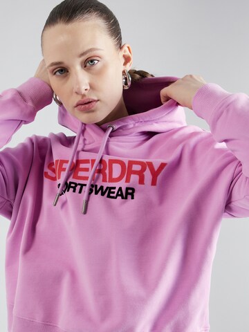 Superdry Sweatshirt in Purple