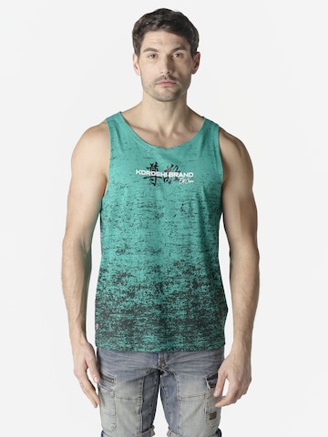 KOROSHI - Camiseta en verde: frente