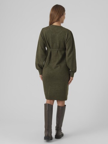 Robes en maille 'NEWANNE' MAMALICIOUS en vert