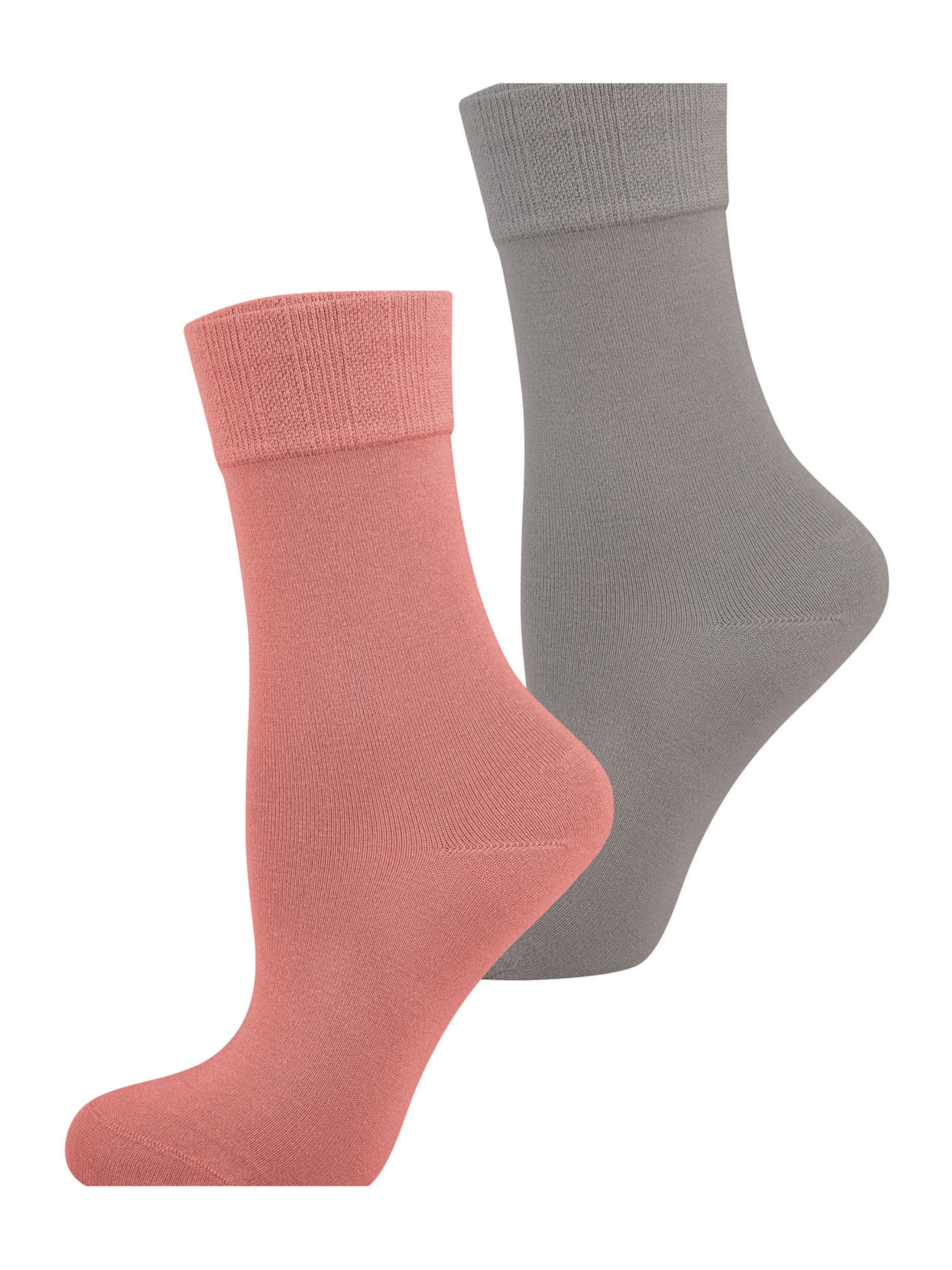 Chaussettes ' Bambus ' Nur Die en gris : devant