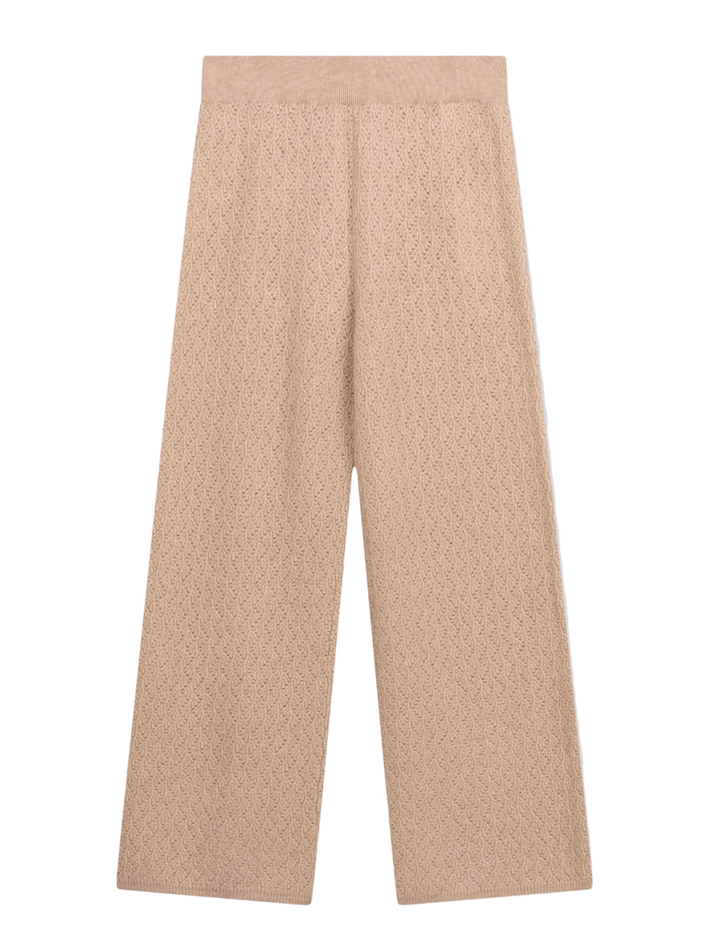 GOBI Cashmere Regular Pants 'Ajour' in Beige: front
