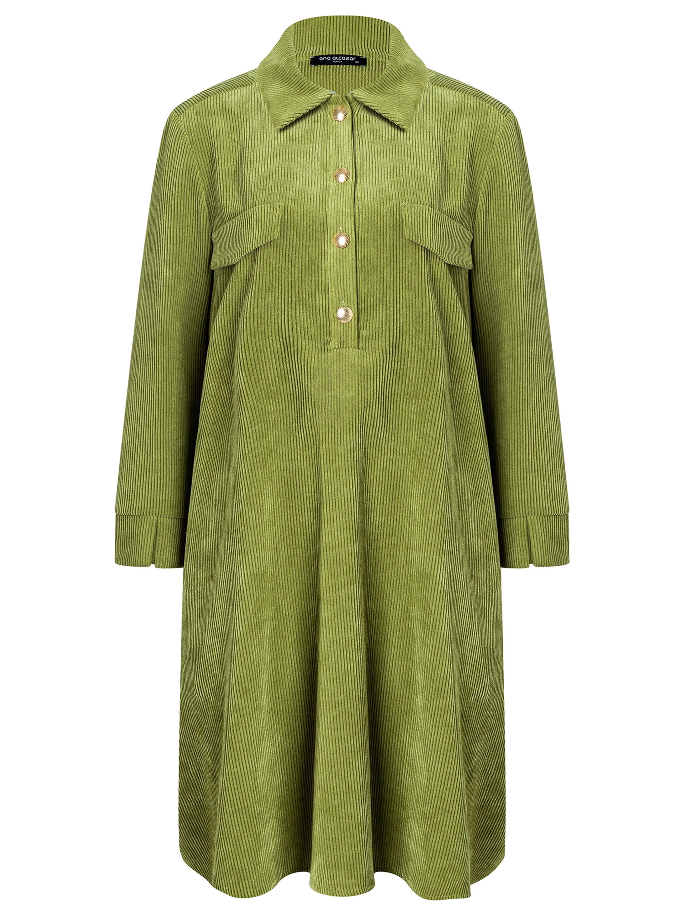 Ana Alcazar Blousejurk 'Sastya' in Groen: voorkant