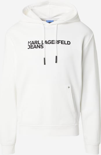 KARL LAGERFELD JEANS Sweater majica veličine S u crna / bijela, Pregled proizvoda