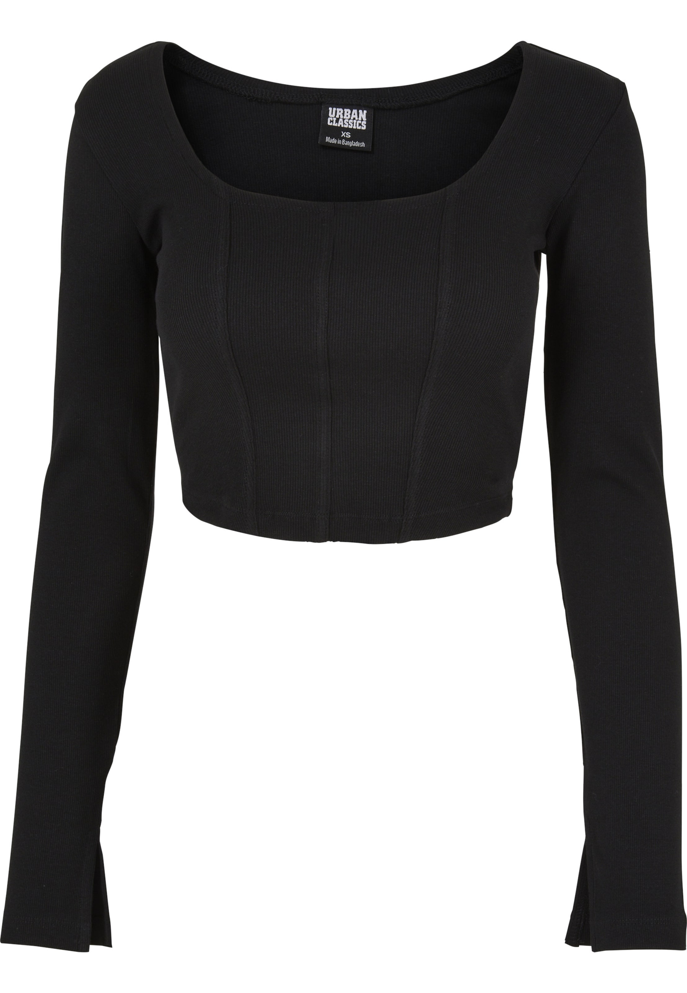 Urban Classics Shirt in Schwarz: Vorderseite