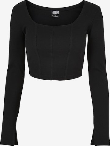 Urban Classics Shirt in Schwarz: Vorderseite
