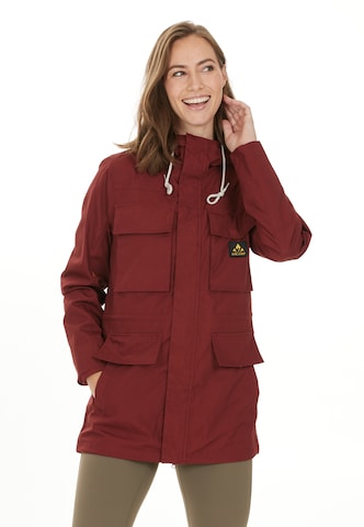 Whistler Outdoor Jacket 'Canon' in Red: front