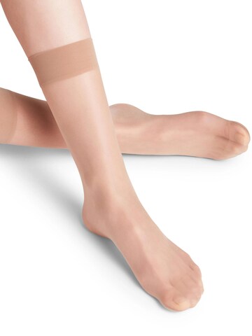 FALKE Socken 'Seidenglatt'‌‌‌ in Beige