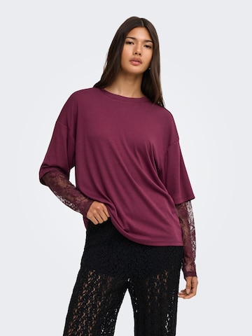 ONLY Shirt 'TAHLIA' in Rood: voorkant