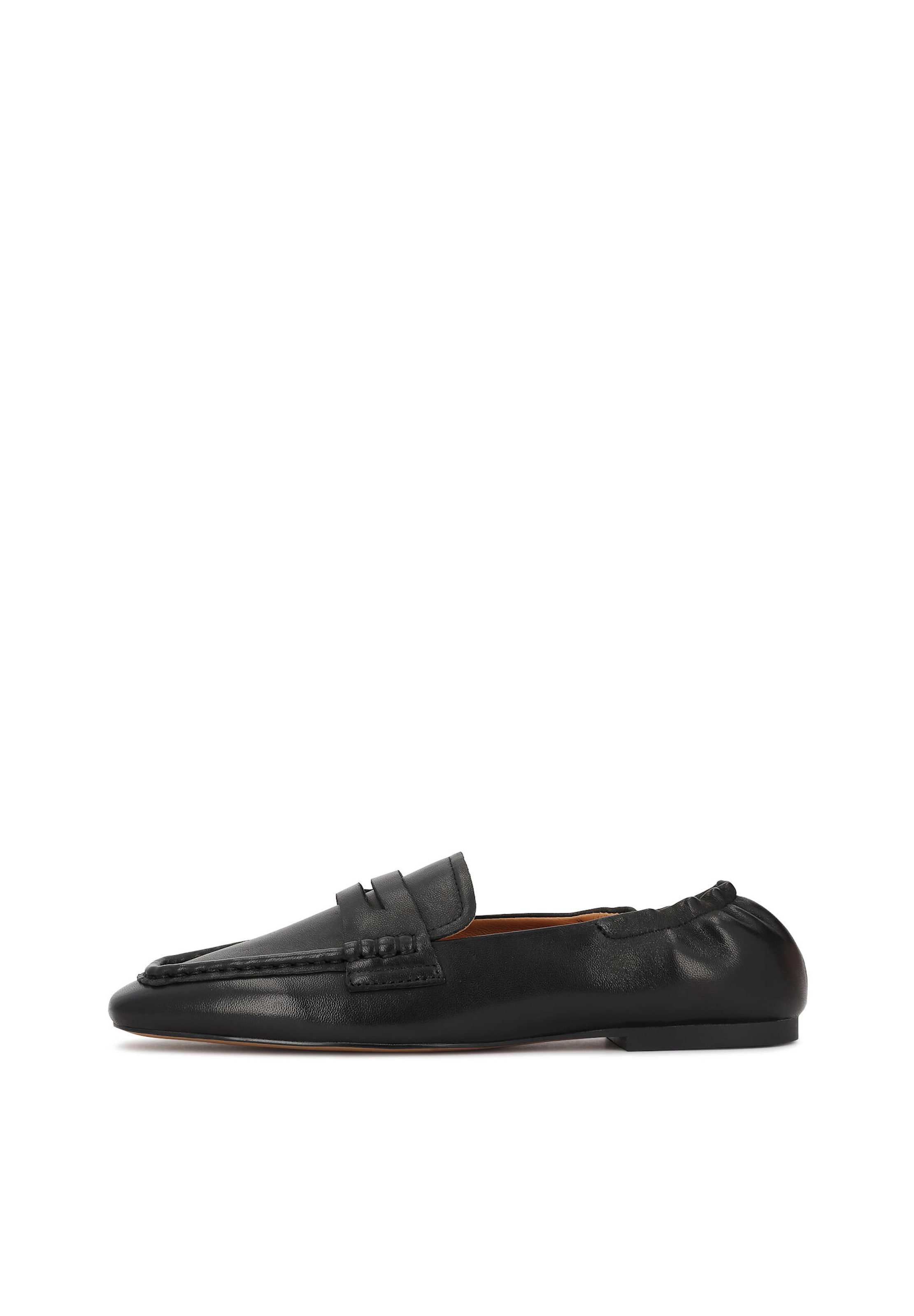 Kazar Slip-ons in Black: front
