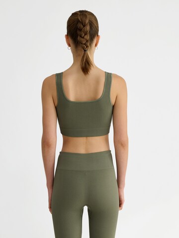 Hummel Bustier Sport-BH in Grün