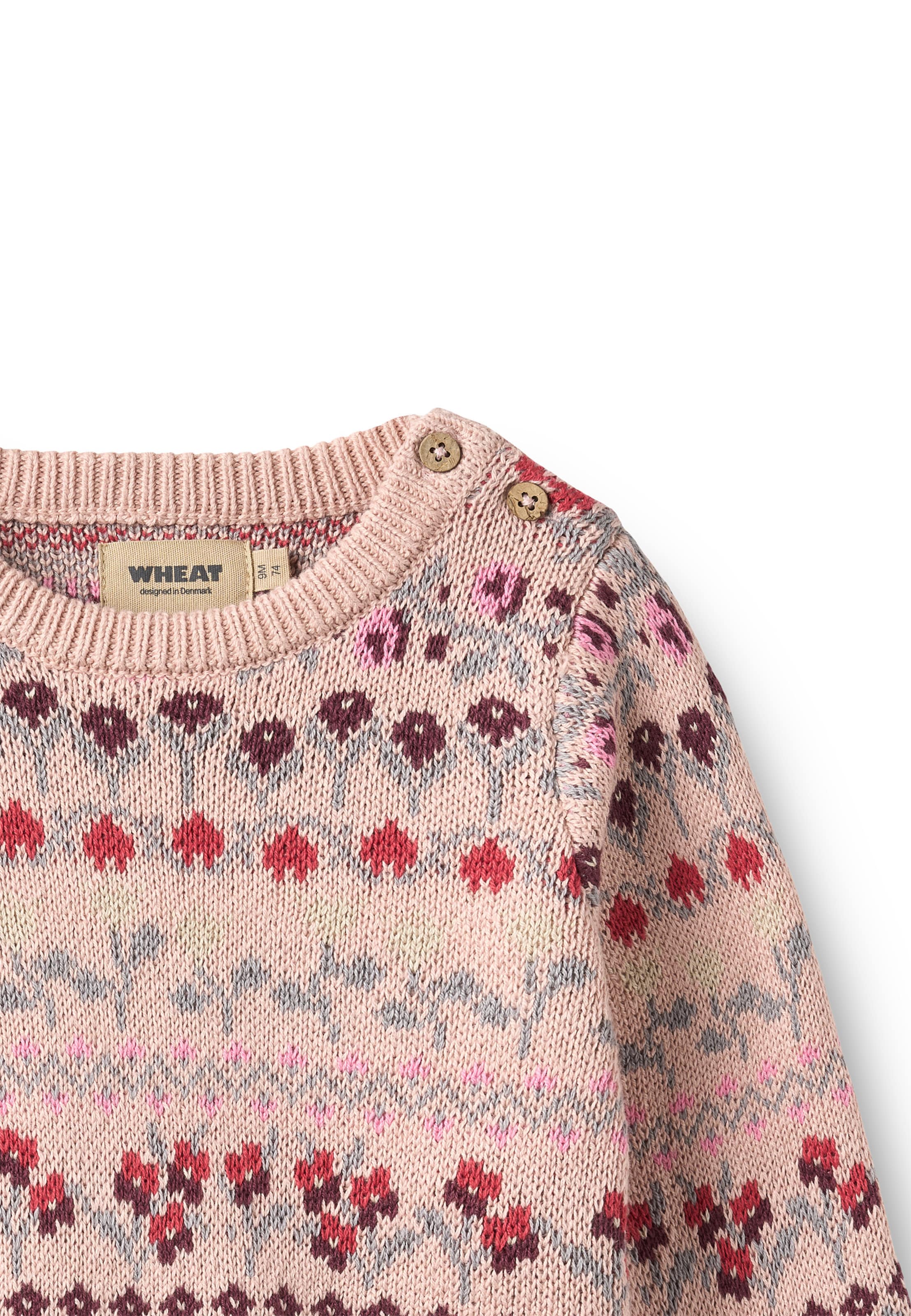 WHEAT - Sweatshirt 'Mikmak ' em rosa