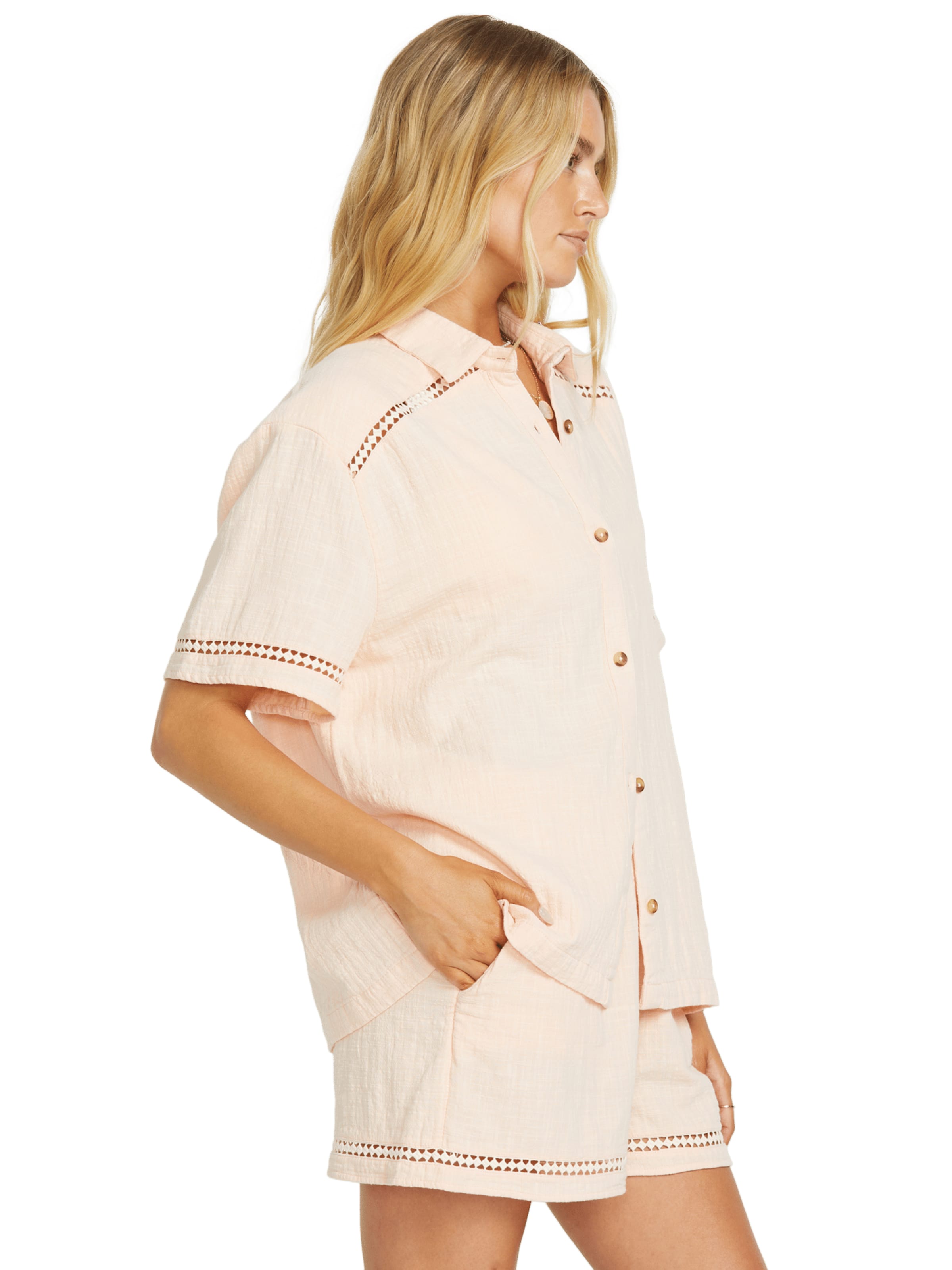 BILLABONG Blouse 'Tropical High' in Pink