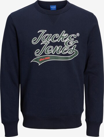 JACK & JONES Mikina 'Becks' – modrá: přední strana