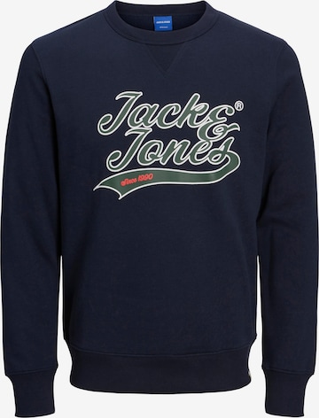 JACK & JONES Mikina 'Becks' - Modrá: predná strana