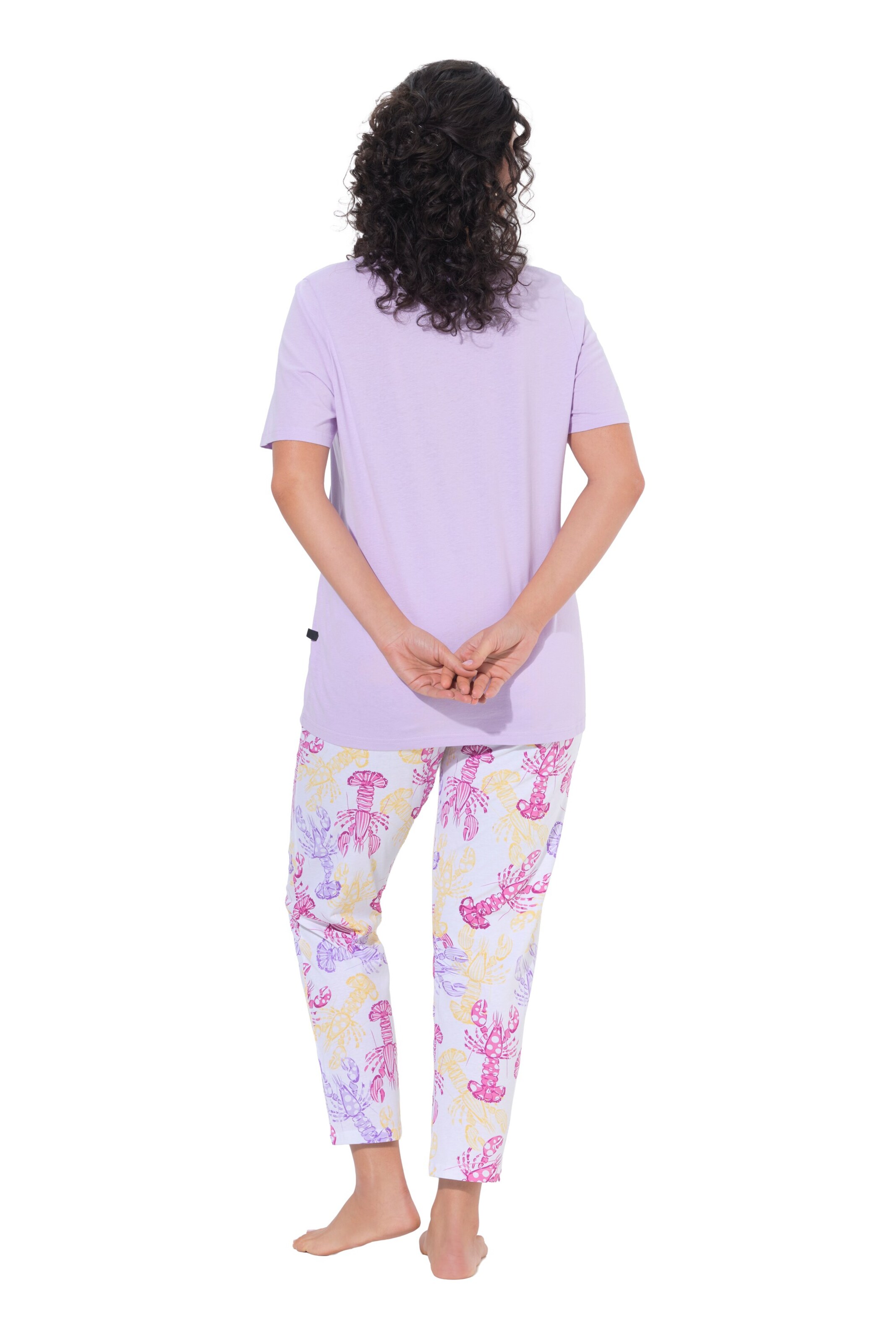 Ulla Popken Pyjama in Lila