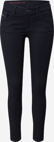 DIESEL Skinny Jeans 'SLANDY' in Zwart: voorkant