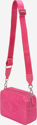 U.S. POLO ASSN. Umhängetasche 'Springfield' in Pink: predná strana