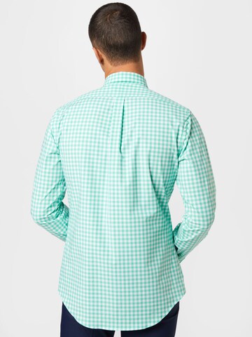 Coupe slim Chemise Polo Ralph Lauren en vert