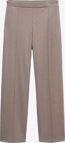 MANGO Wide leg Pants 'Bruni' in Brown: front