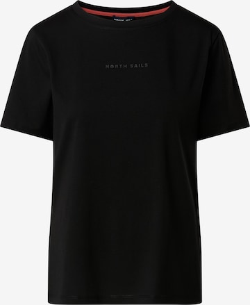 North Sails T-Shirt in Schwarz: Vorderseite