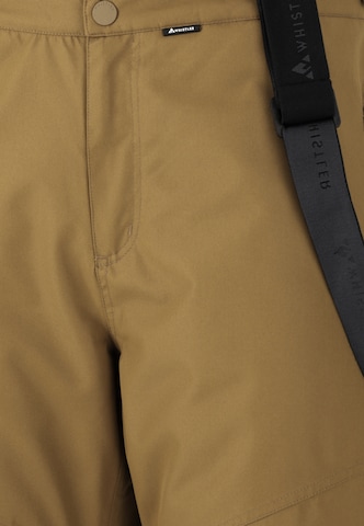 Whistler Regular Sports trousers 'Drizzle' in Brown