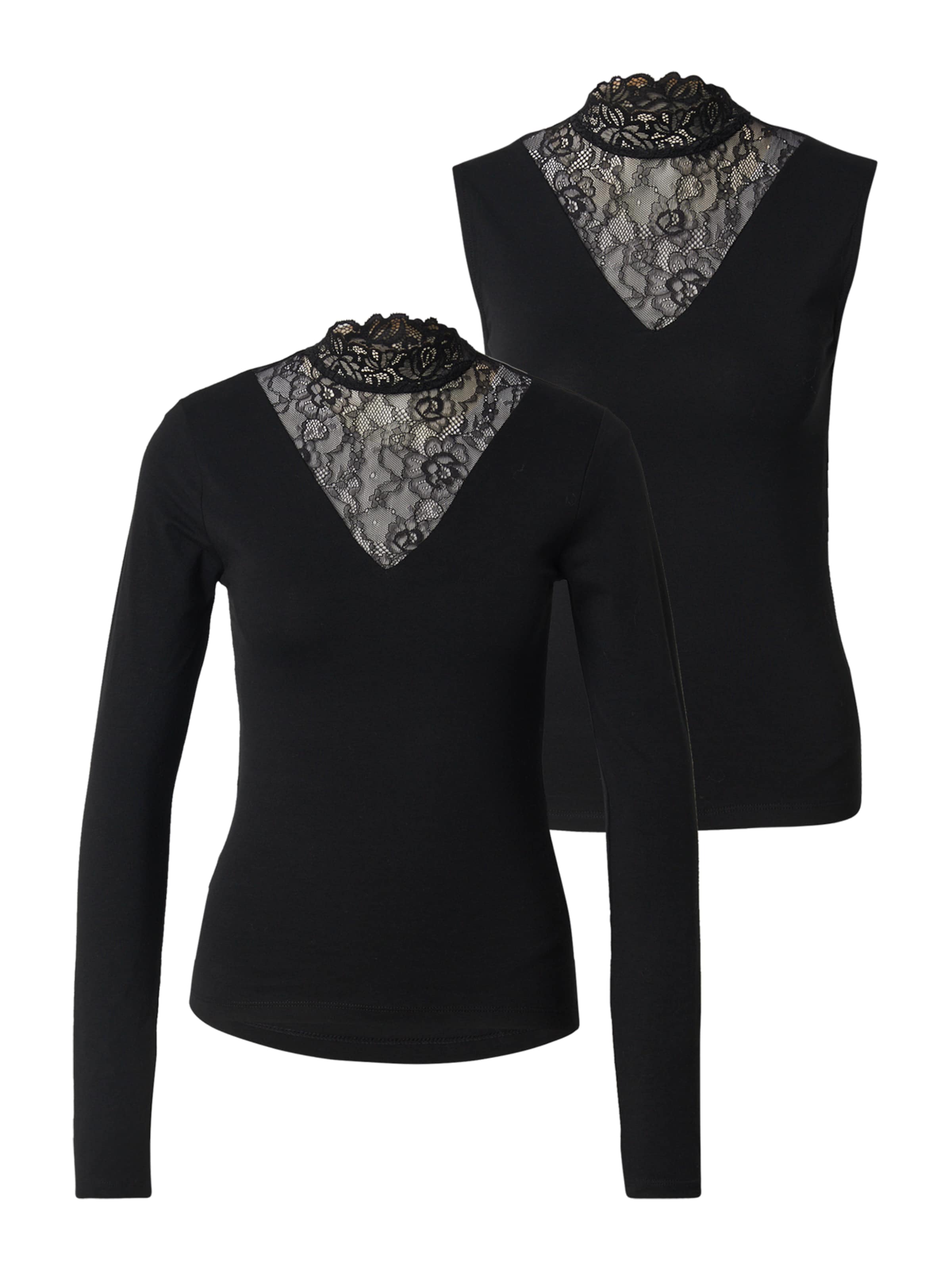 juoda ABOUT YOU Palaidinė be rankovių 'Mirja': priekis