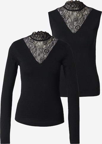 juoda ABOUT YOU Palaidinė be rankovių 'Mirja': priekis