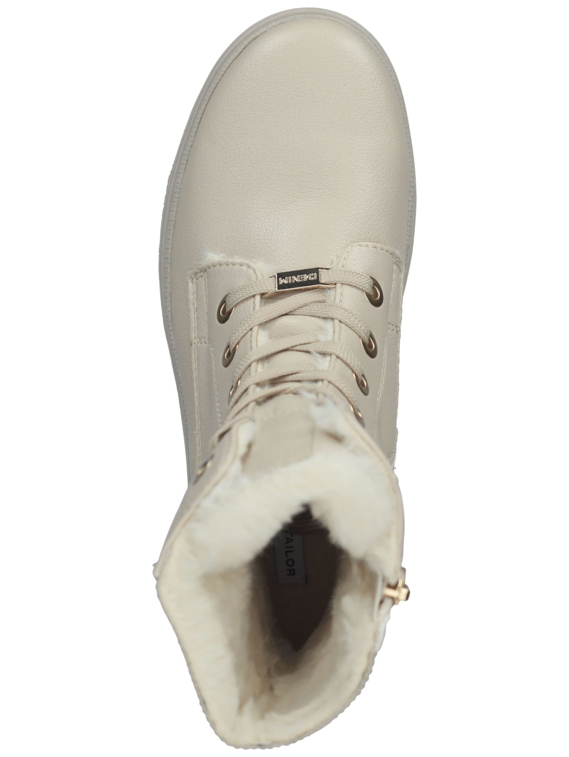 TOM TAILOR Veterlaarsjes in Beige