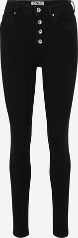 Only Tall Skinny Jeans 'WAUW' in Black: front