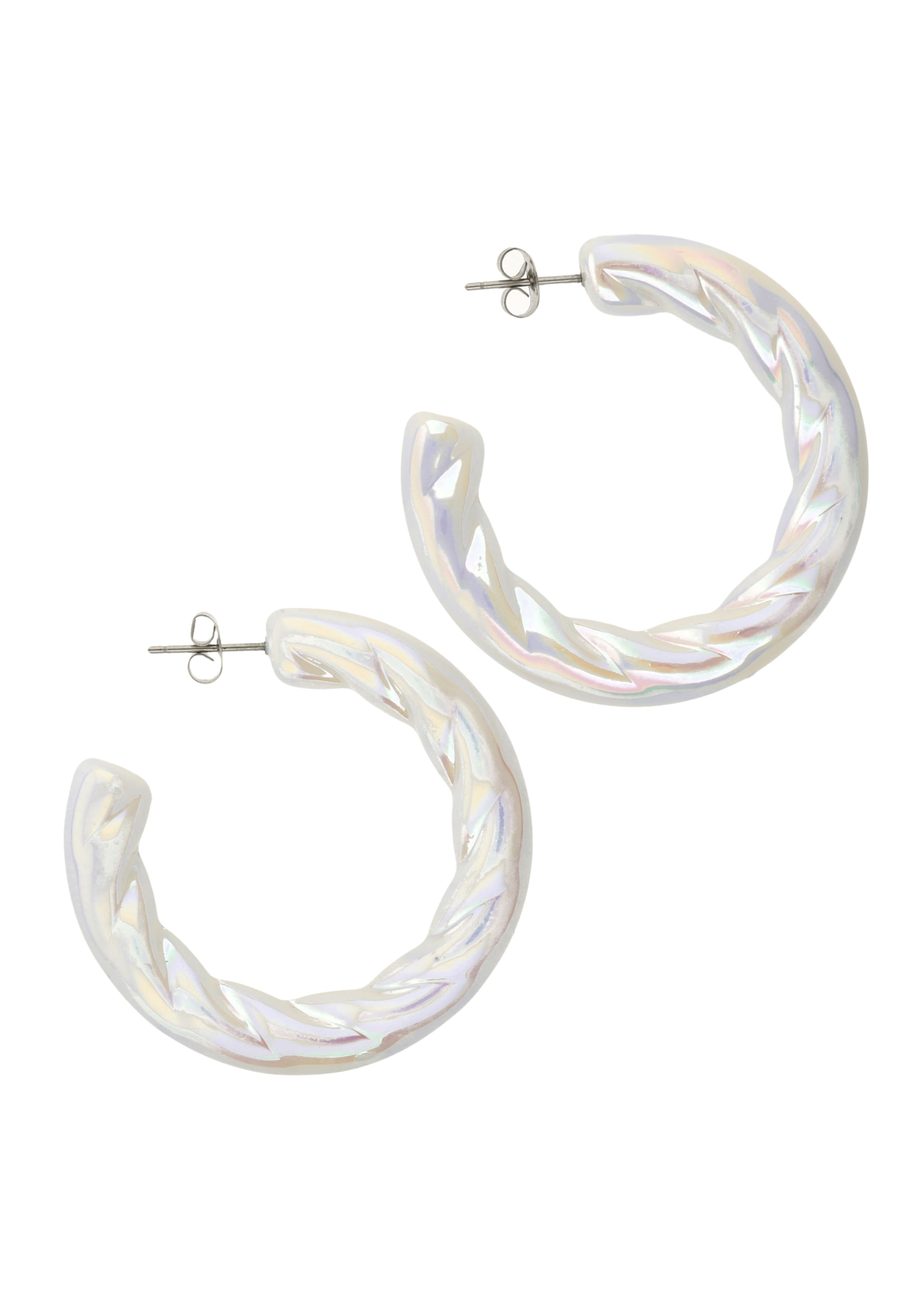 myMo at night Earrings in White: front