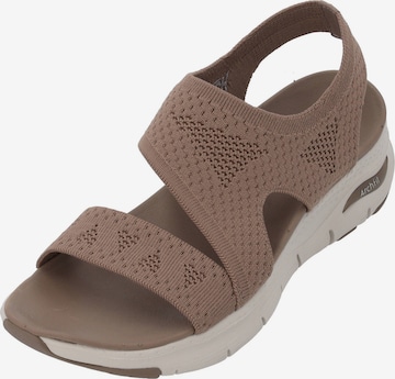SKECHERS Strap Sandals '119458' in Brown: front