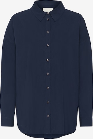 Chemisier 'SunnaMW' My Essential Wardrobe en bleu : devant