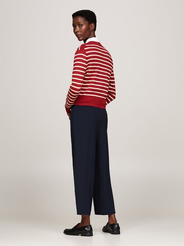 TOMMY HILFIGER Strickjacke in Rot