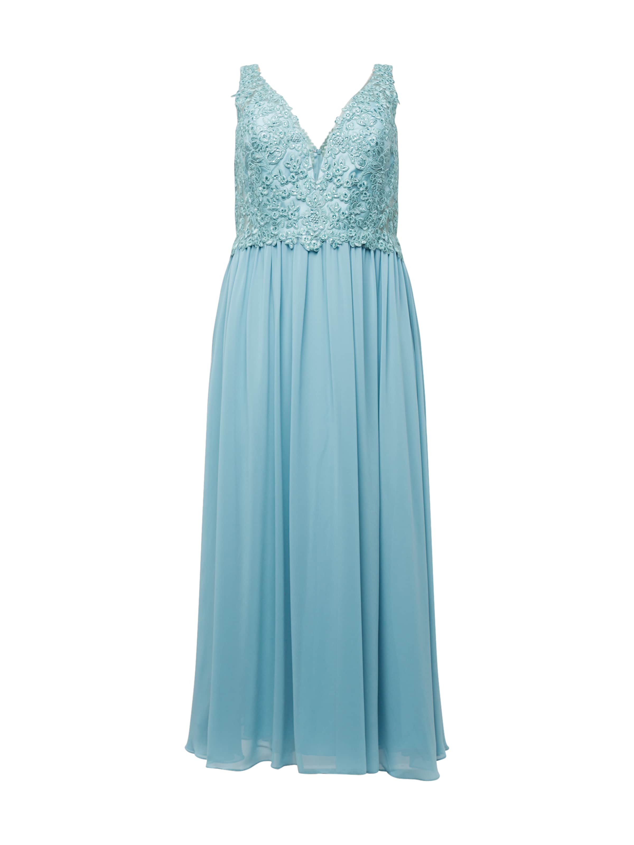 Abito da sera di My Mascara Curves in blu: frontale