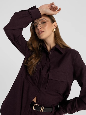 mandragora Blouse 'Omaro' in Lila