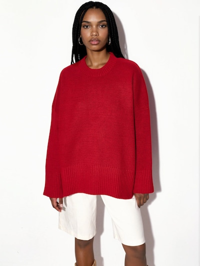 Hiccup Pull-over en S en rouge, Vue avec produit