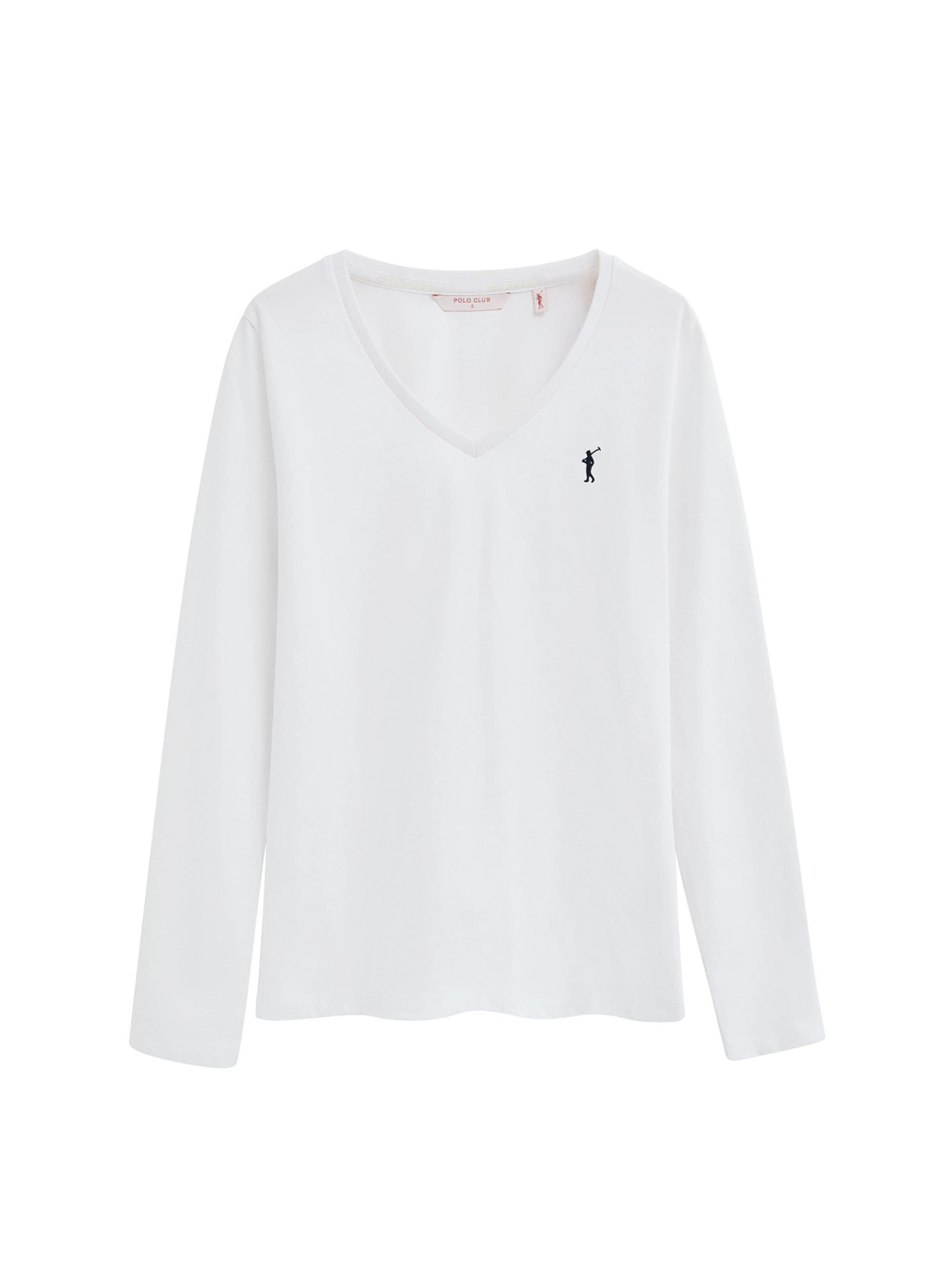 Polo Club T-Shirt 'RIGBY' in Weiß: Vorderseite