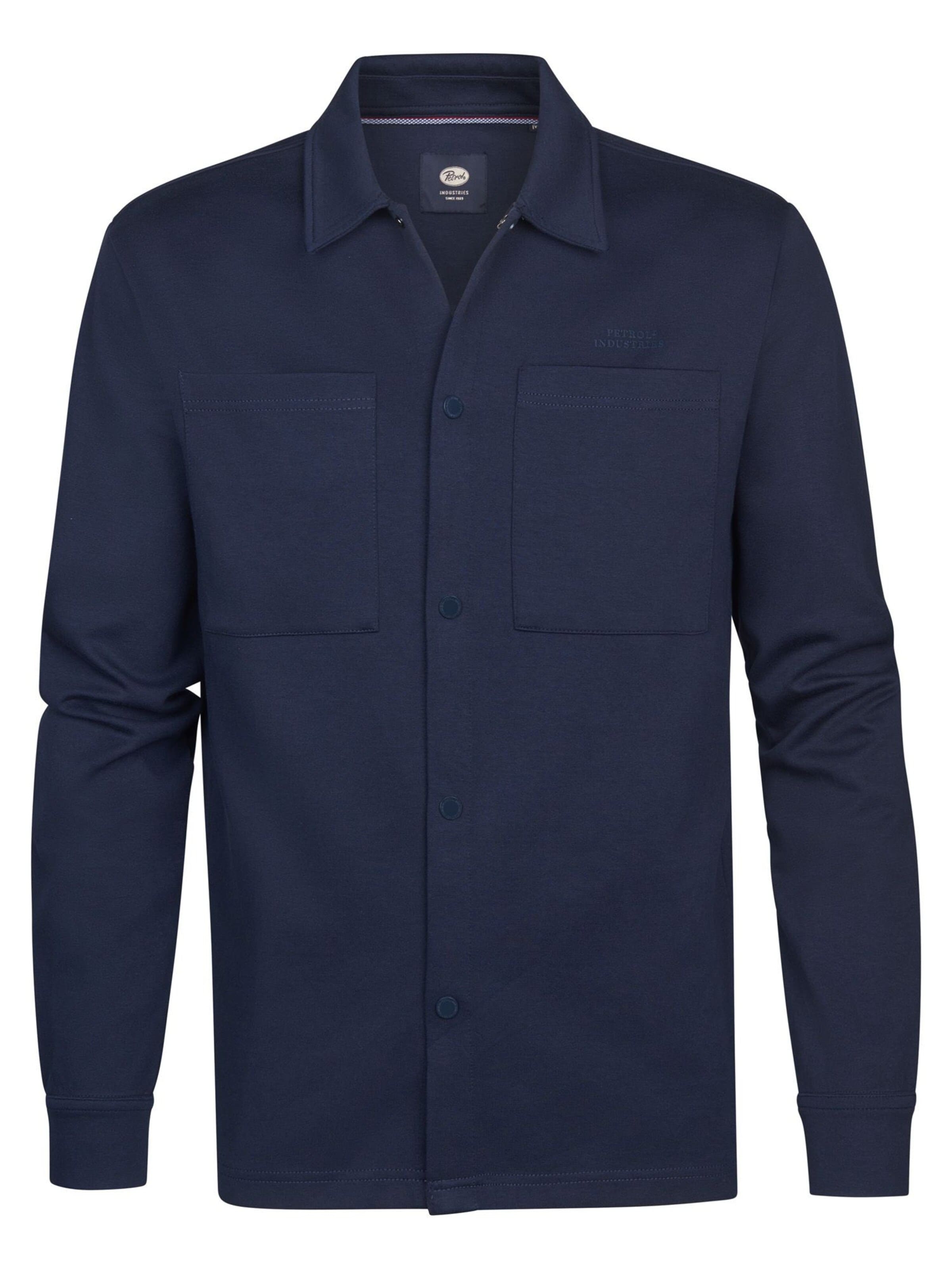 PETROL INDUSTRIES MEN Sweatjacke‌‌‌‌‌‌ in Blau: Vorderseite