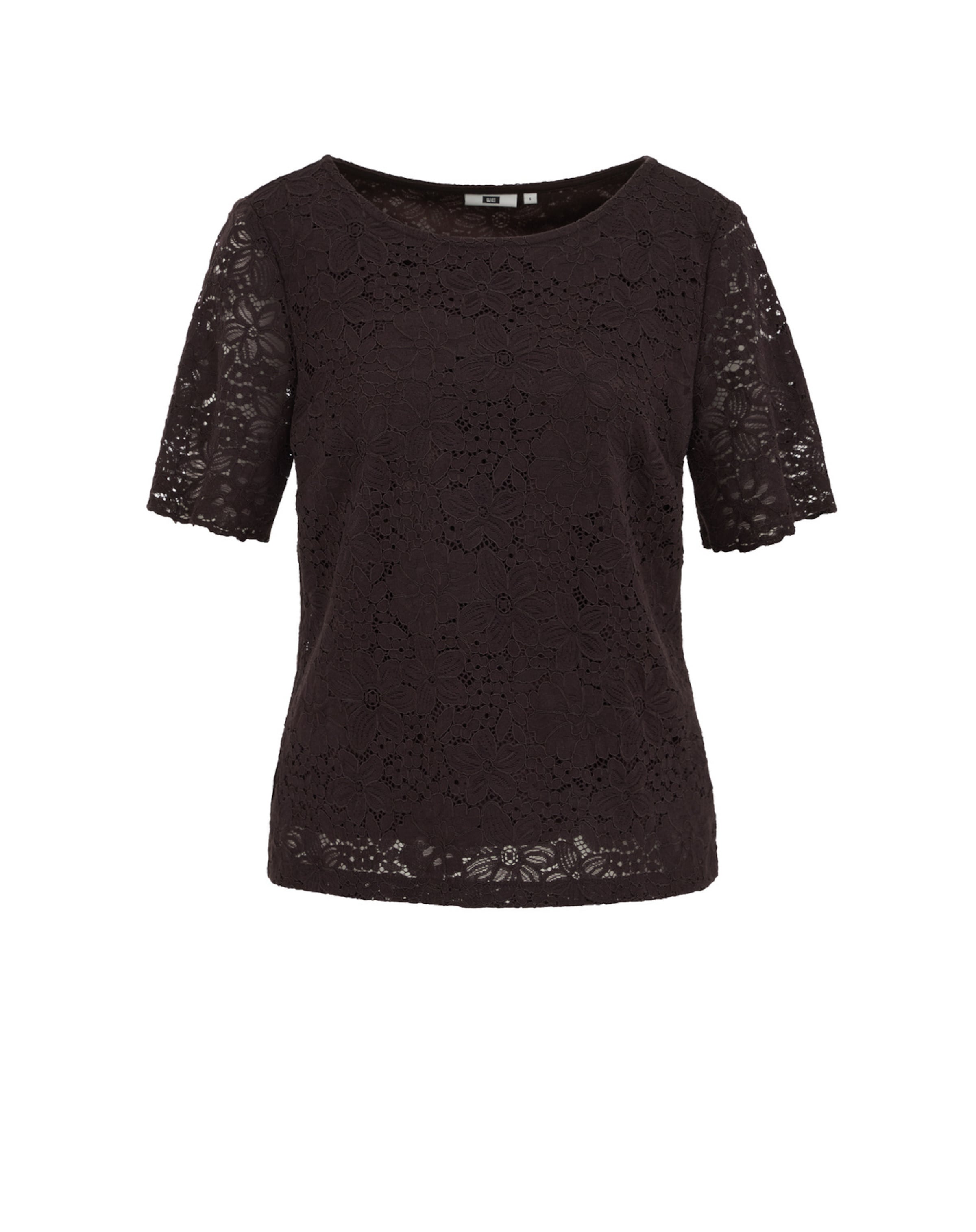 WE Fashion T-Shirt in Braun: Vorderseite